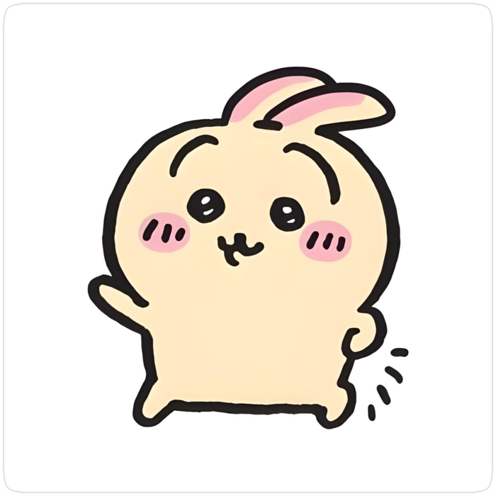 Sticker Chiikawa meme vui vẻ đầy cảm xúc