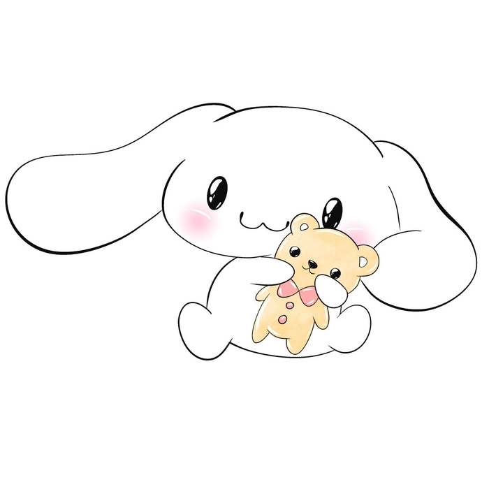 Sticker Cinnamoroll cute chat