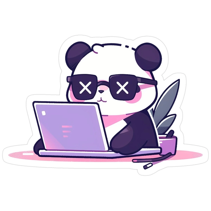 Sticker Instagram gấu trúc tone nhẹ