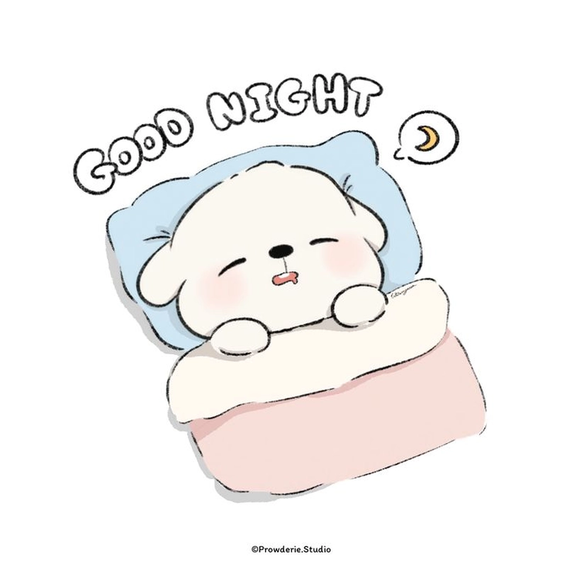 Sticker chúc ngủ ngon Zalo