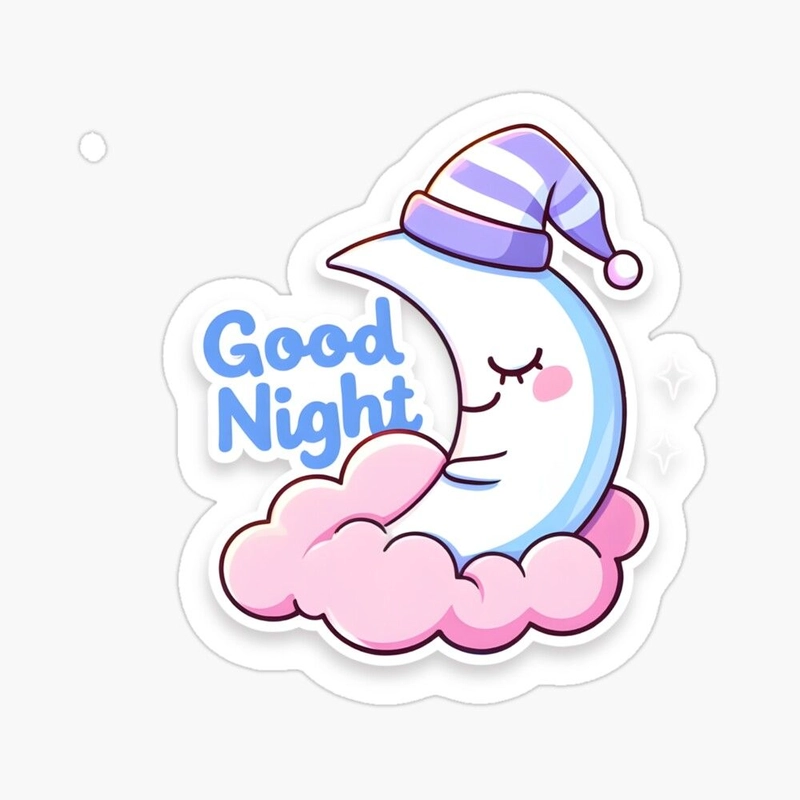 Sticker chúc ngủ ngon gửi bạn