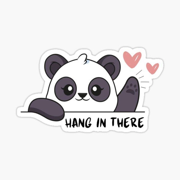 Sticker gấu trúc cute xinh
