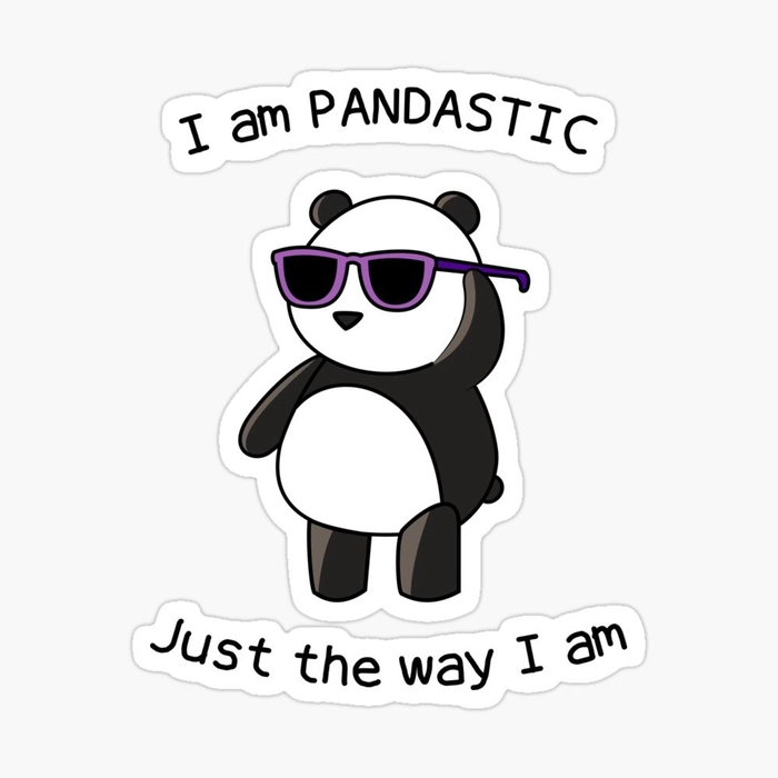 Sticker gấu trúc đáng yêu cho chat