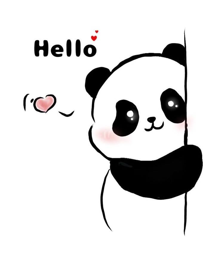 Sticker gấu trúc đáng yêu