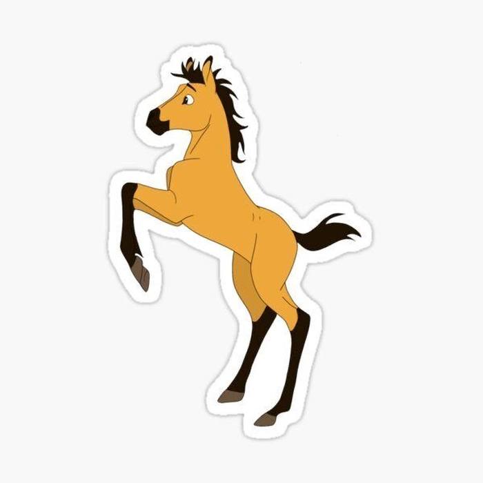 Sticker horse nghệ thuật độc đáo