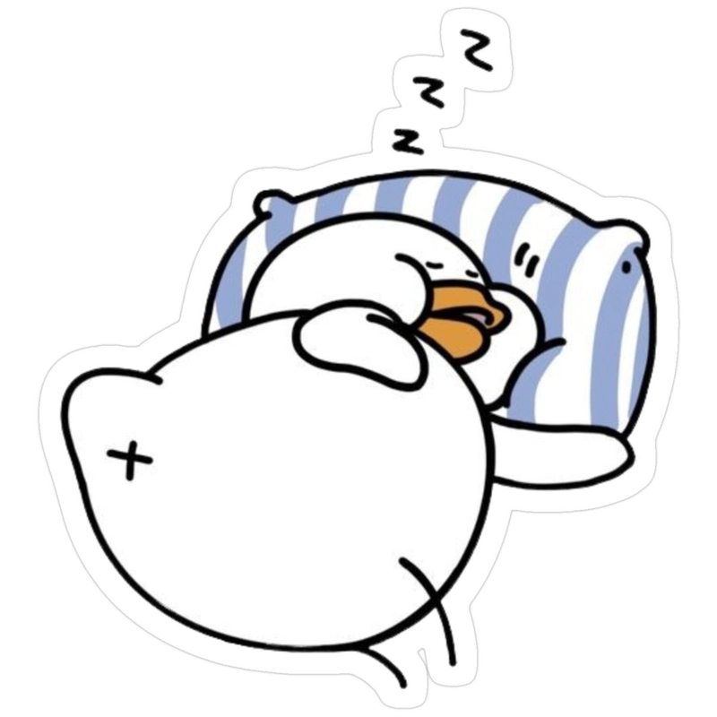 Sticker ngủ ngon biểu cảm