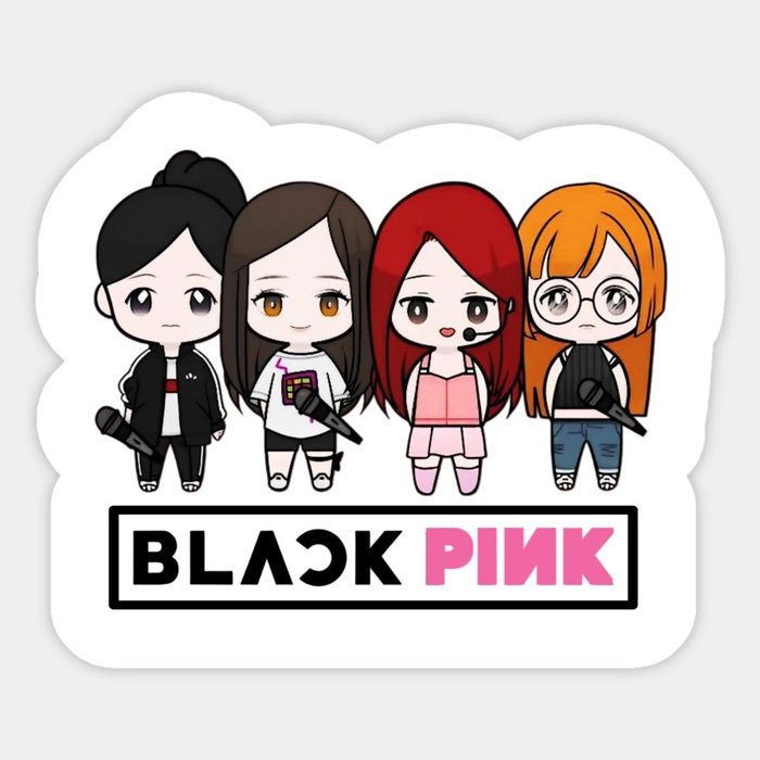 Sticker niêm phong Blackpink hot trend