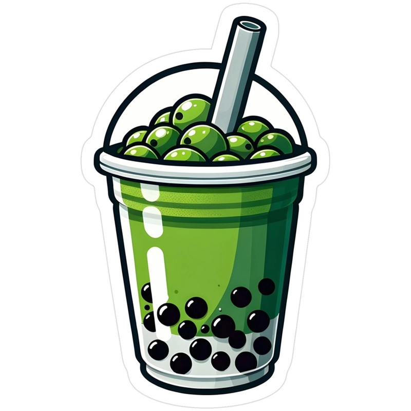 Sticker trà sữa cute dùng story