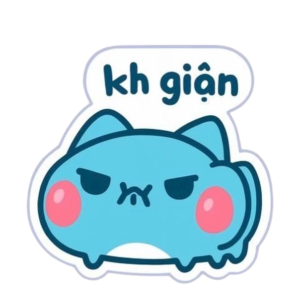 Sticker vô tri hài hước
