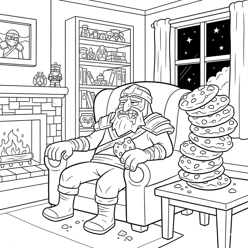 Tô màu Ninjago với tạo hình ngầu