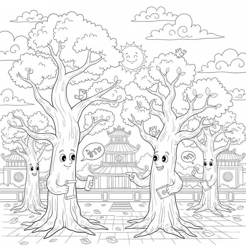 Tô màu Văn Miếu Quốc Tử Giám ý nghĩa