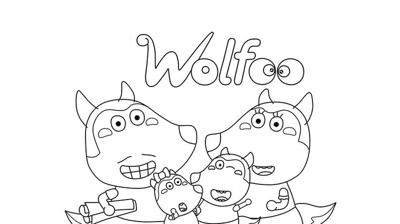 Tô màu Wolfoo và bạn bè cho bé giải trí