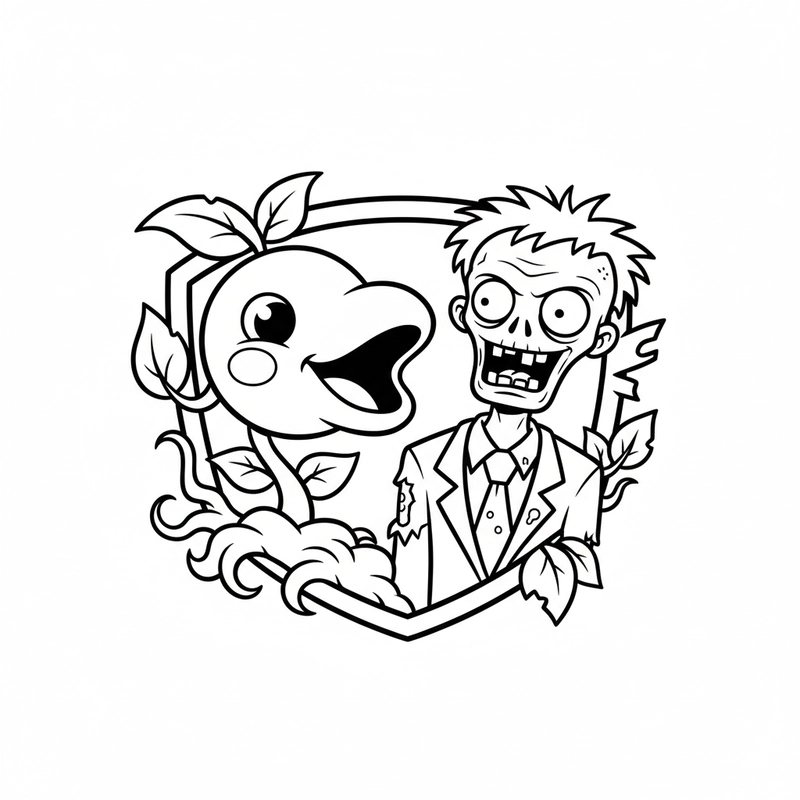 Tô màu Zombie 2 ngộ nghĩnh