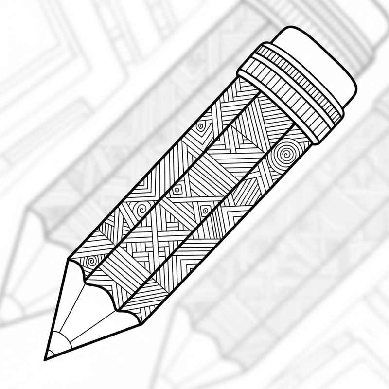 Tô màu bút chì giúp bé sáng tạo