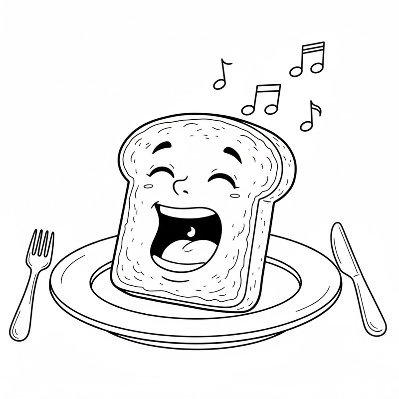 Tô màu các món ăn nhanh sinh động