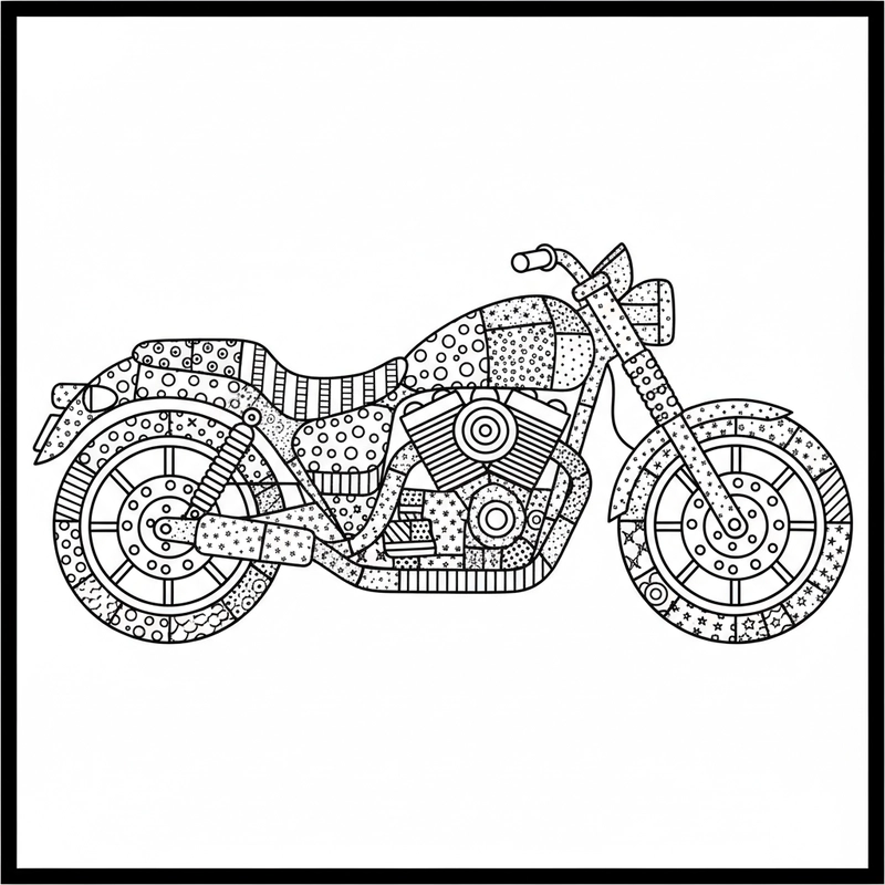 Tô màu xe máy giúp bé học màu