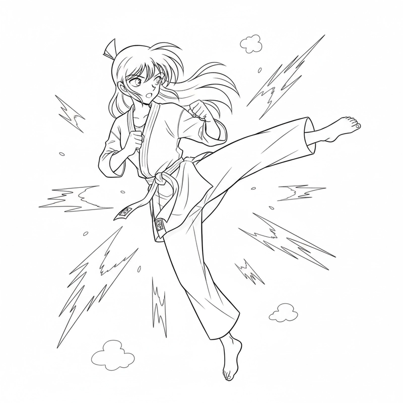 Trang vẽ Ran Mori tô màu nhanh