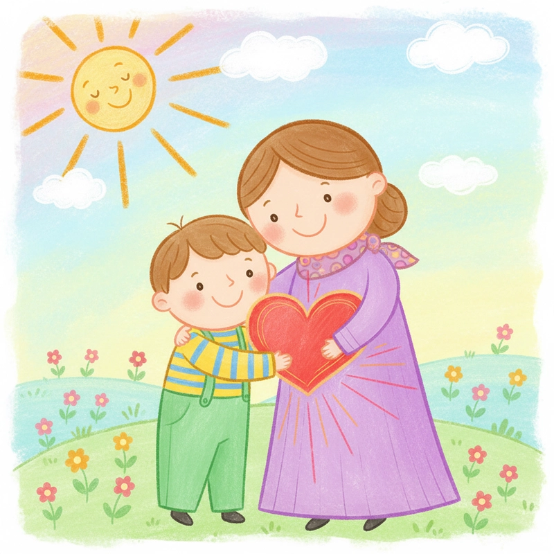 Tranh 20-10 đơn giản phù hợp mọi lứa tuổi