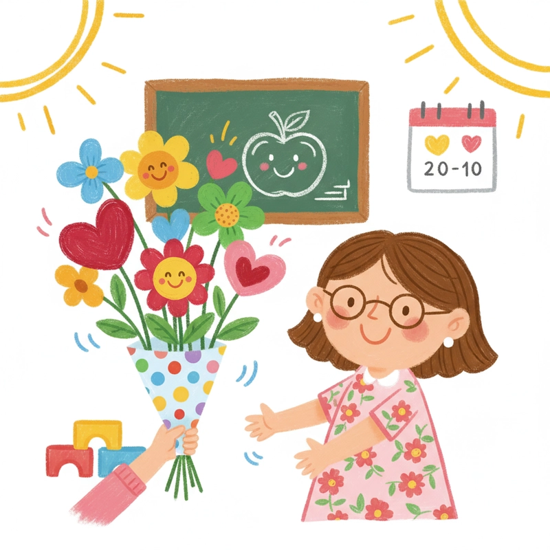 Tranh 20-10 lớp 12 tinh tế