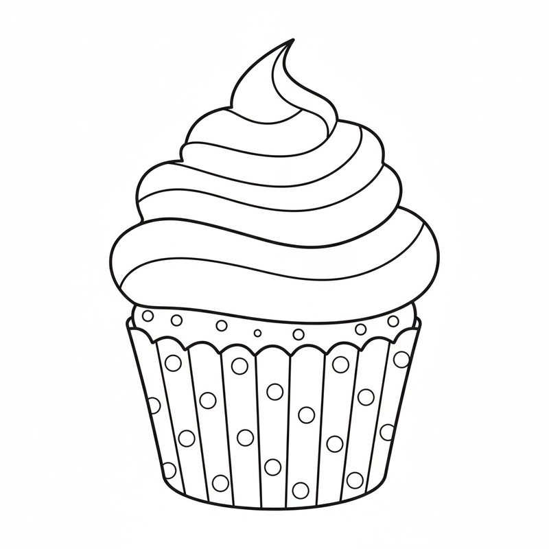 Tranh bánh Cupcake ngọt ngào