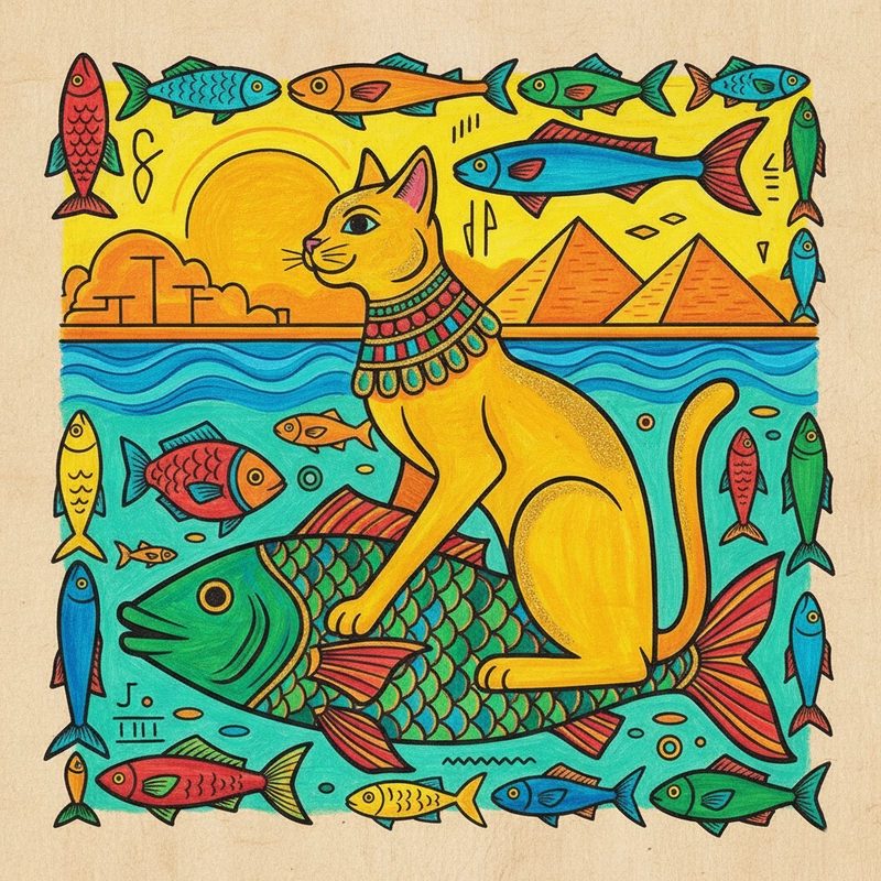 Tranh chủ đề Ai Cập cổ đại đẹp và độc đáo