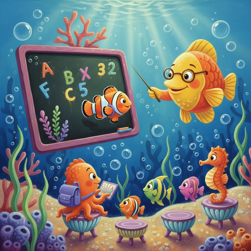 Tranh chủ đề đại dương sâu thẳm