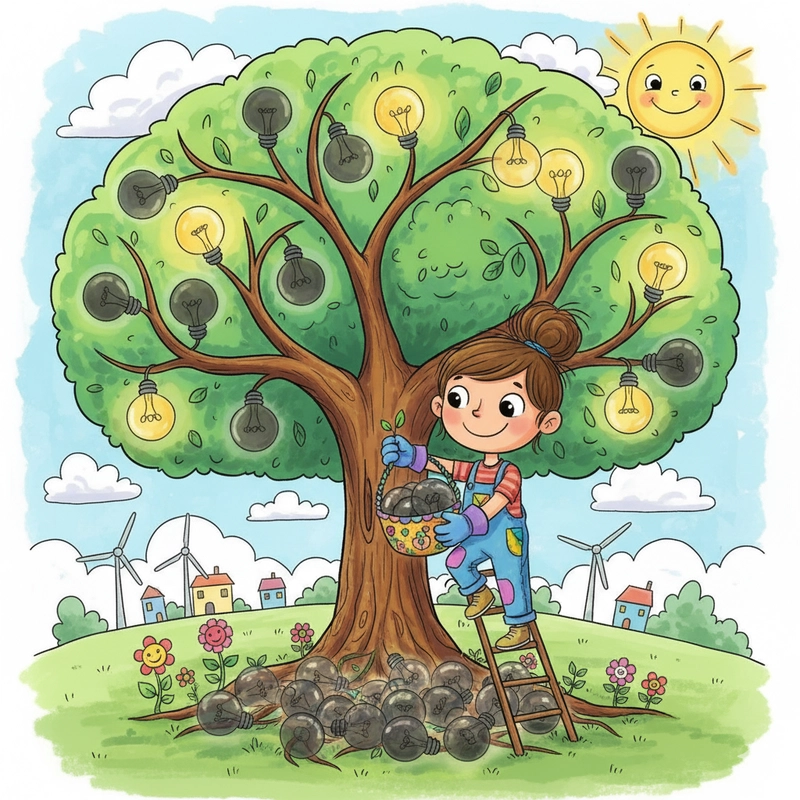 Tranh chủ đề tiết kiệm điện