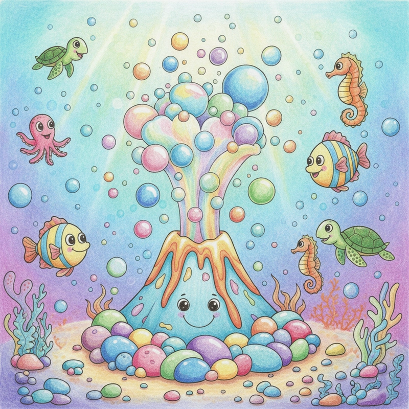 Tranh đại dương tươi sáng dễ vẽ