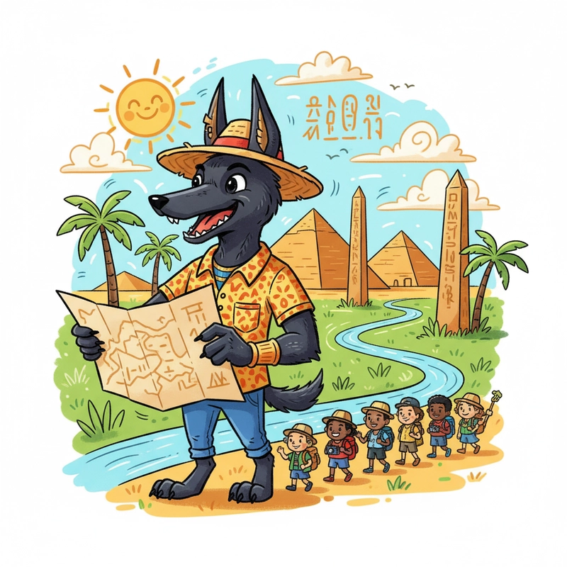 Tranh kiến trúc Ai Cập cổ đại đẹp