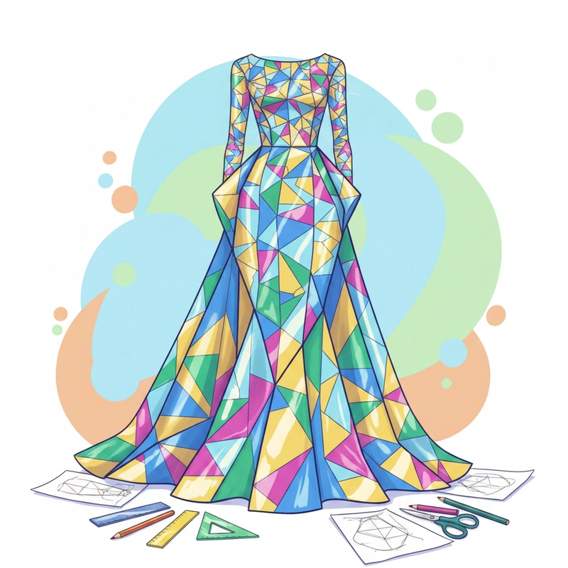 Tranh phác thảo thiết kế thời trang