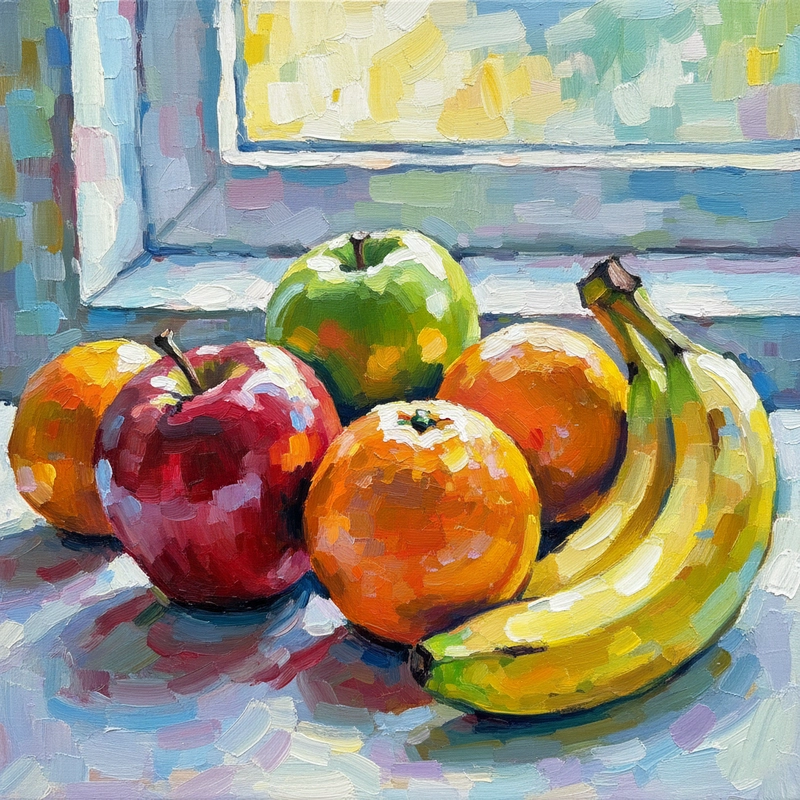 Tranh phong cách Ấn tượng màu sắc hài hòa