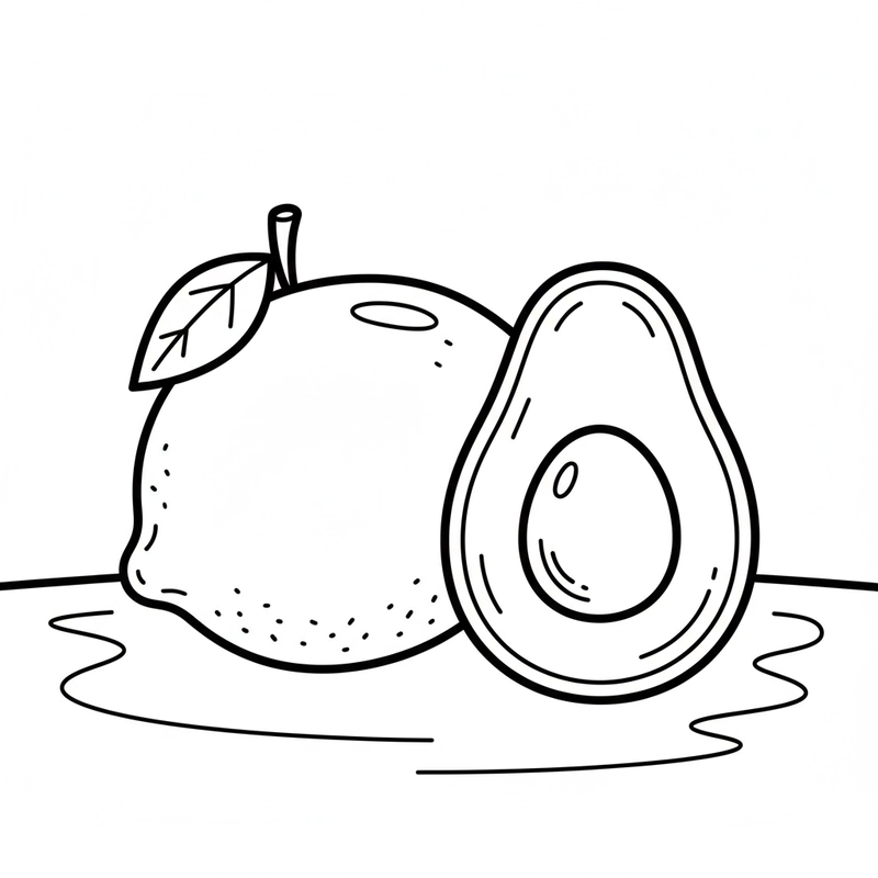 Tranh rau củ quả đơn giản cho trẻ