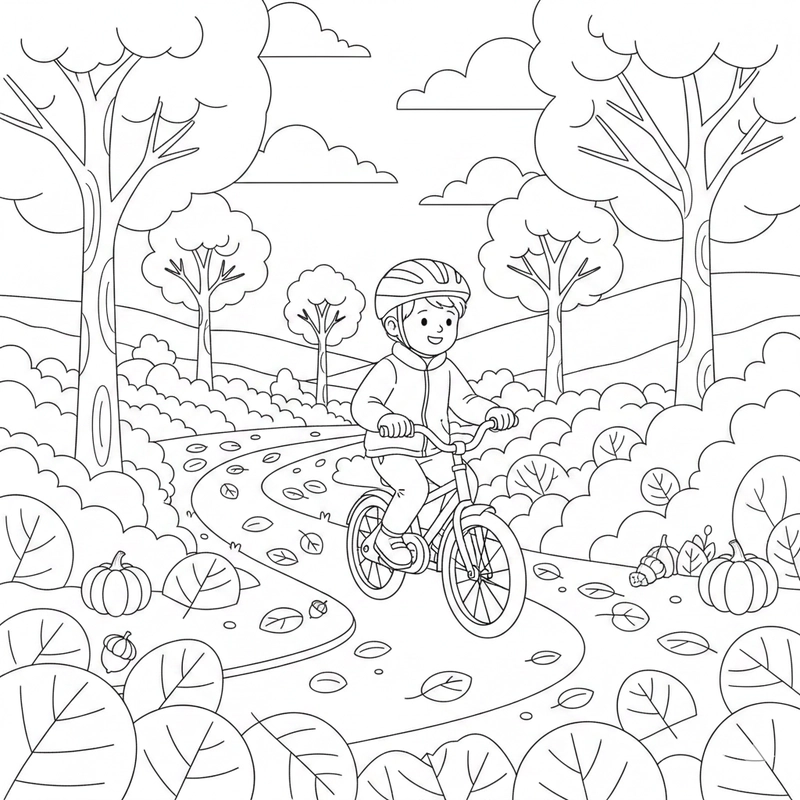 Tranh tô cảnh mùa thu nhẹ nhàng