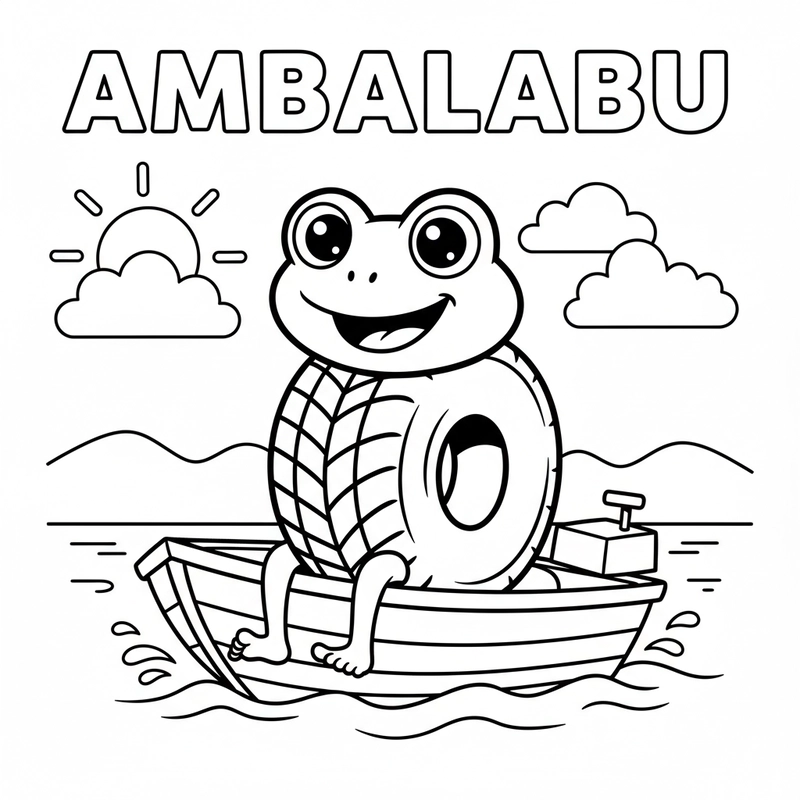 Tranh tô màu ambalabu độc lạ