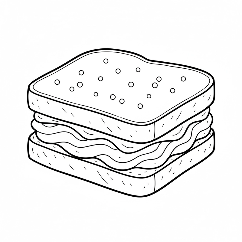 Tranh tô màu các món ăn hấp dẫn