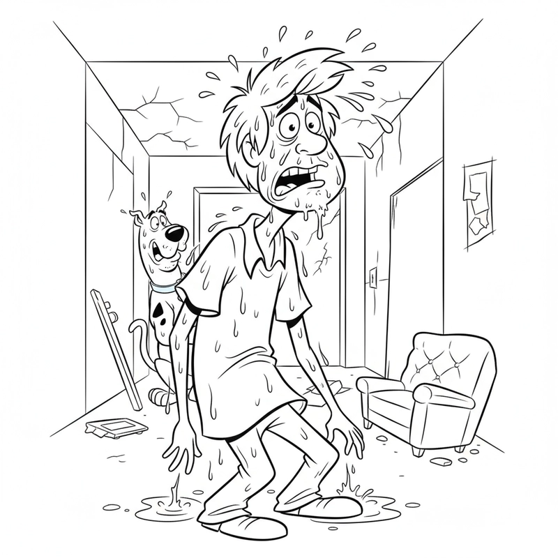 Tranh tô màu meme cho bé tập tô