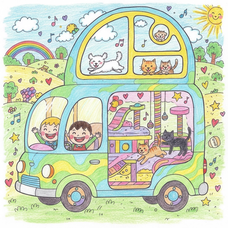 Tranh vẽ chủ đề ô tô mơ ước gợi mở sáng tạo