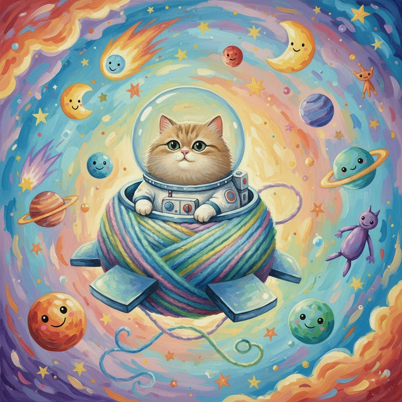 Tranh vẽ con mèo cute dễ vẽ