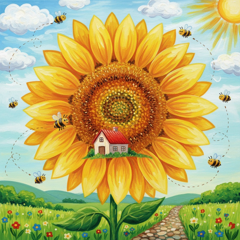 Tranh vẽ đồng quê gần gũi