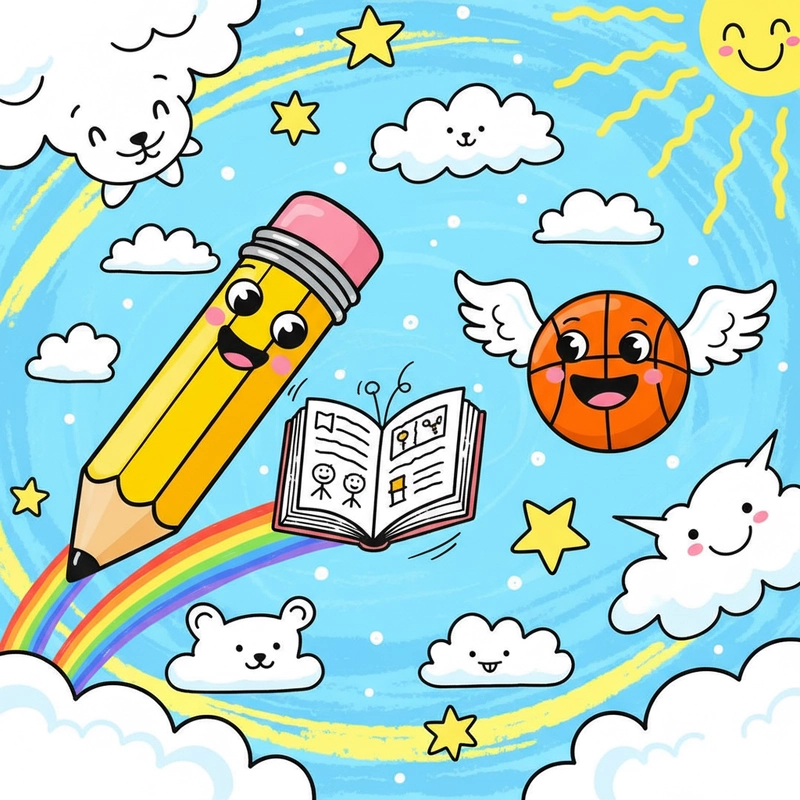 Tranh vẽ hoạt hình anime tươi sáng