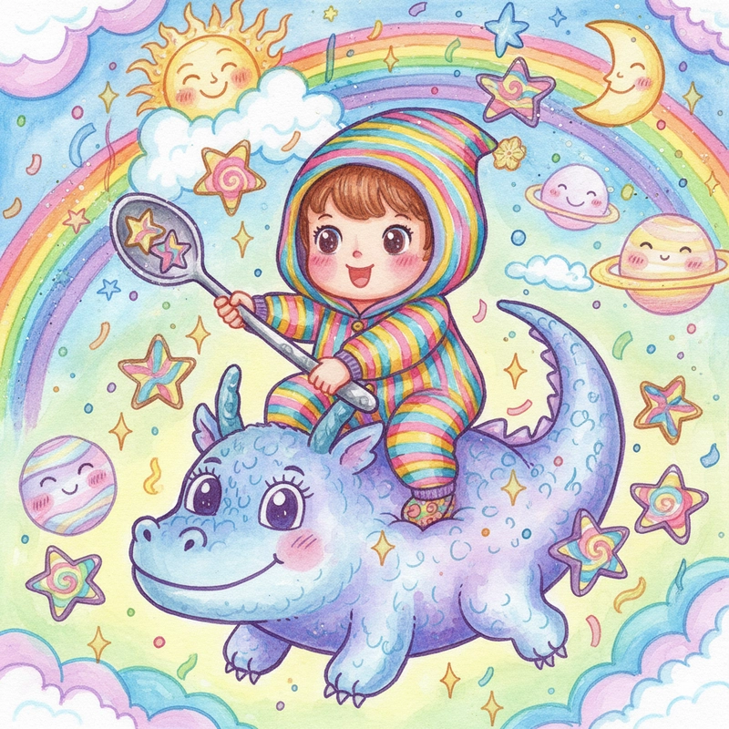 Tranh vẽ hoạt hình cute và vui vẻ