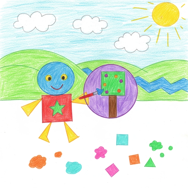 Tranh vẽ hoạt hình sinh động cho học sinh