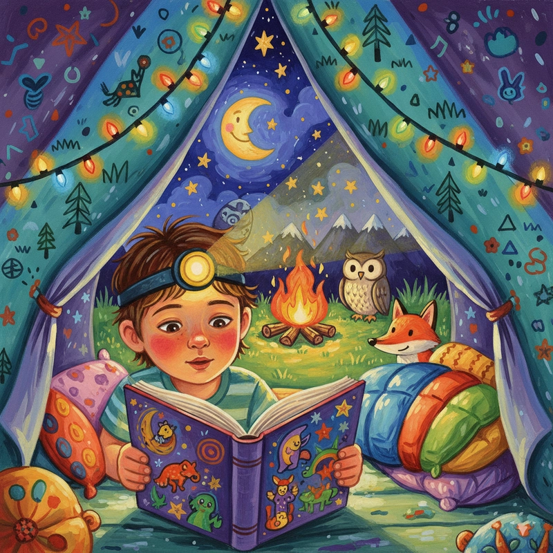 Tranh vẽ lều trại lớp 8 sinh động