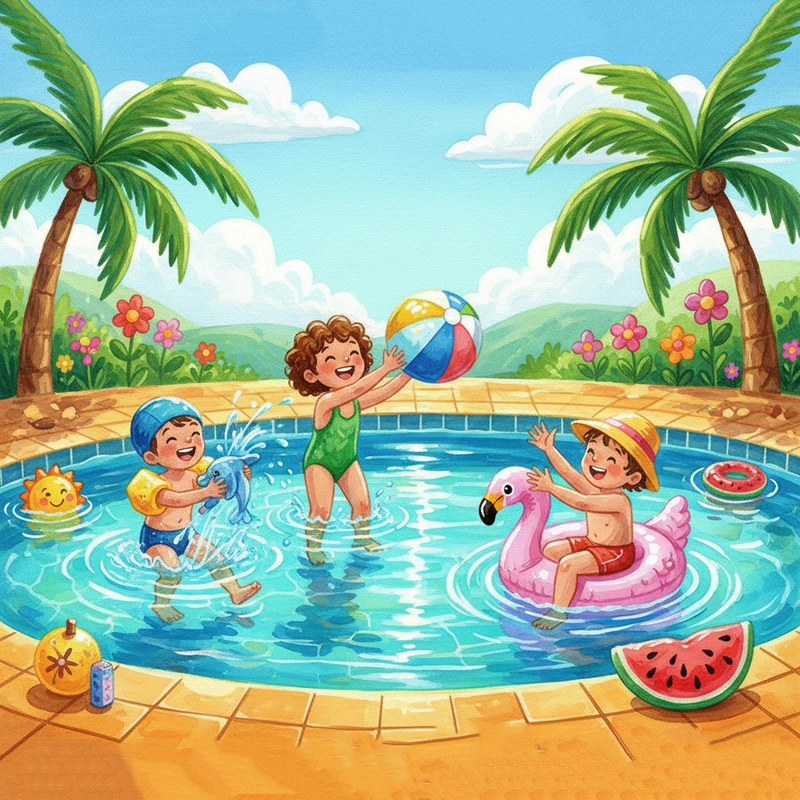 Tranh vẽ mùa hè trong sáng của học sinh