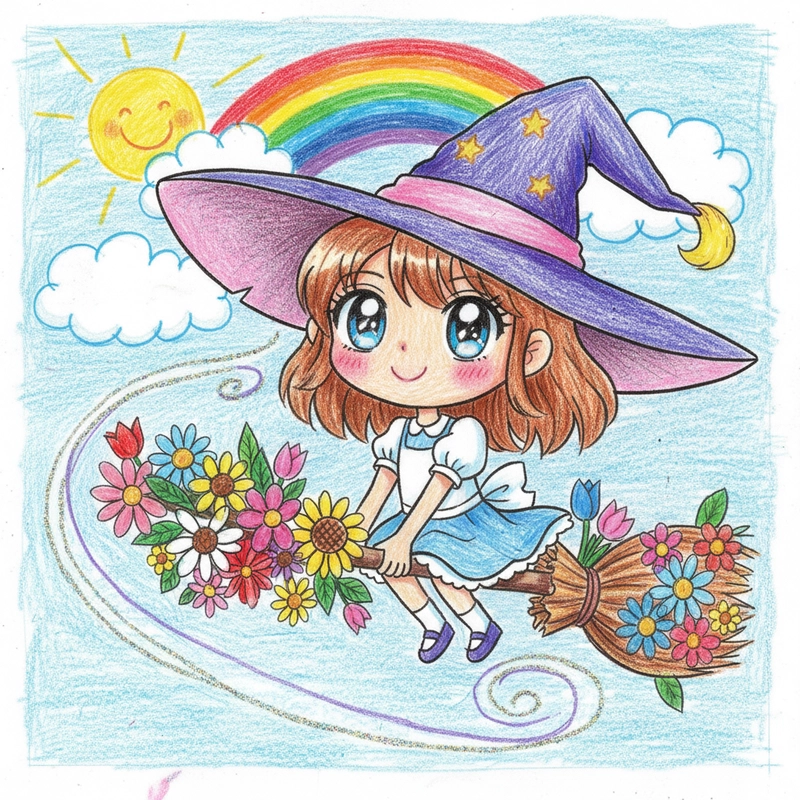 Tranh vẽ nhân vật hoạt hình sinh động