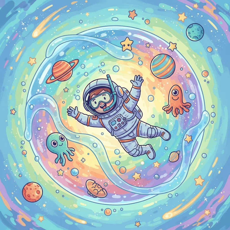 Tranh vẽ phi hành gia dễ vẽ