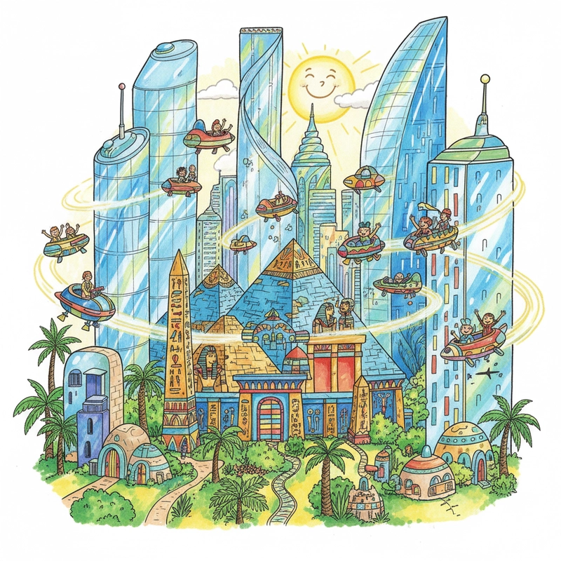 Vẽ Ai Cập cổ đại dưới góc nhìn học sinh