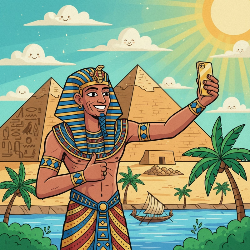 Vẽ nhân vật Ai Cập cổ đại trong nghệ thuật