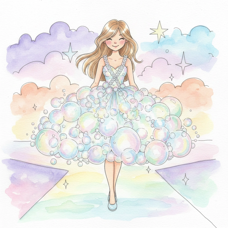 Vẽ thiết kế thời trang đơn giản