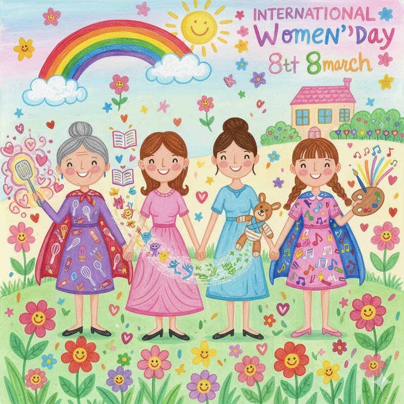 Vẽ tranh chủ đề 83 tặng cô giáo